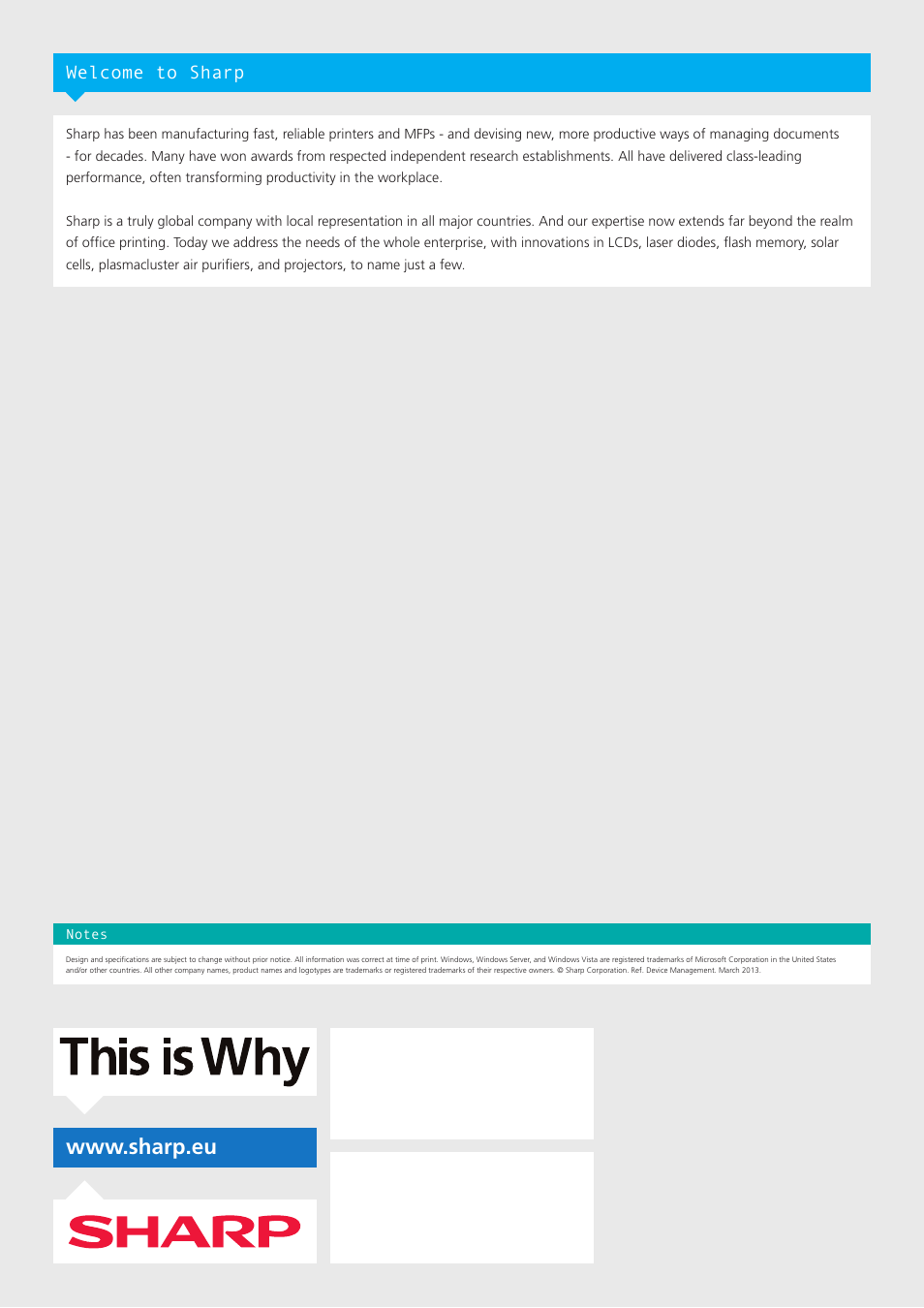 Welcome to sharp | Sharp Printer Status Monitor User Manual | Page 8 / 8