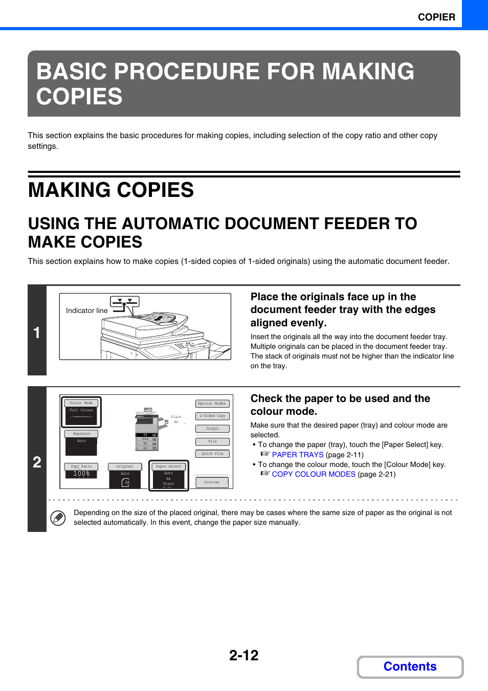 Sharp MX-2614N User Manual | Page 124 / 836