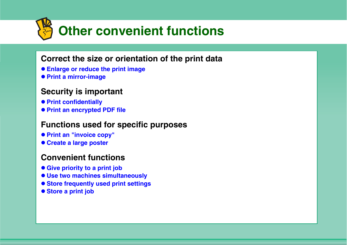 Other convenient functions | Sharp MX-2614N User Manual | Page 17 / 836