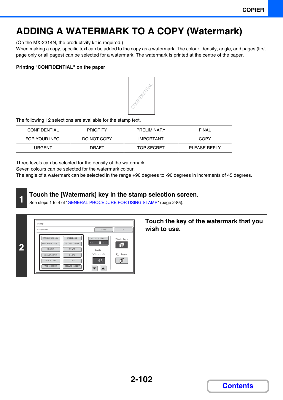 Sharp MX-2614N User Manual | Page 214 / 836