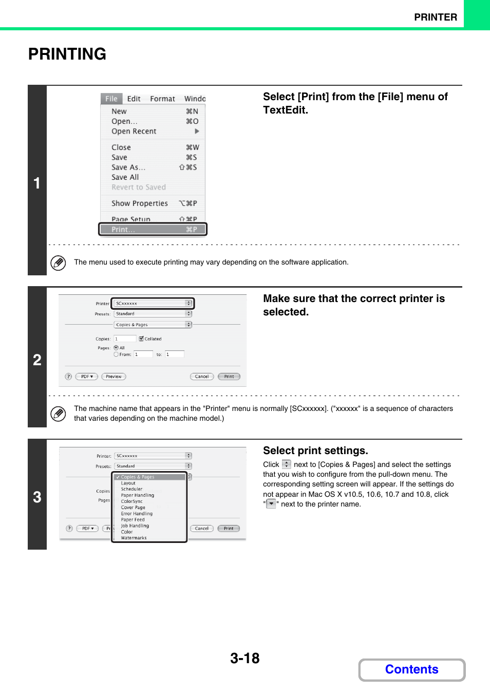 Printing -18, Printing | Sharp MX-2614N User Manual | Page 283 / 836