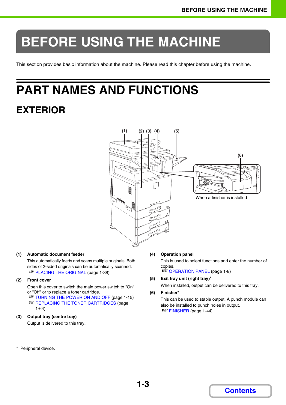 Sharp MX-2614N User Manual | Page 44 / 836