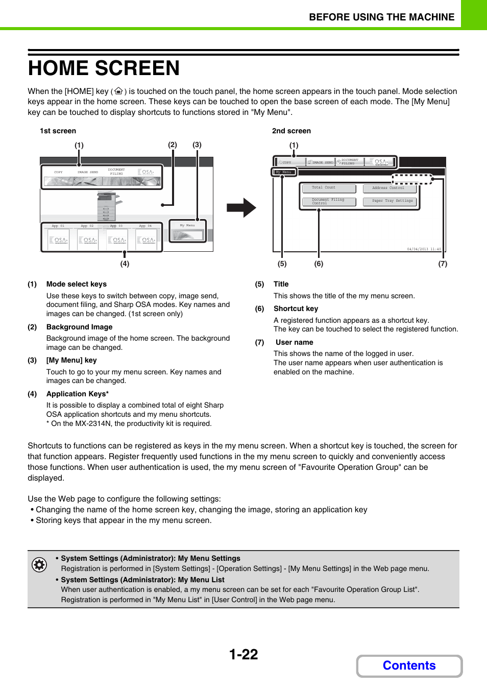 Sharp MX-2614N User Manual | Page 63 / 836