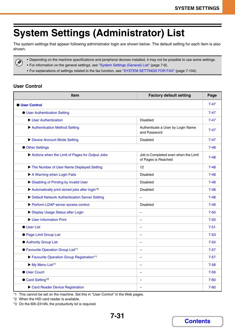 Sharp MX-2614N User Manual | Page 699 / 836