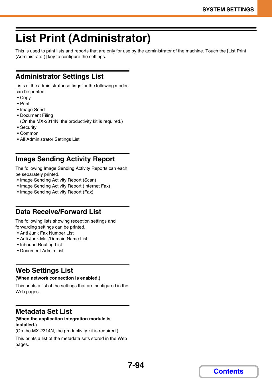 Sharp MX-2614N User Manual | Page 762 / 836