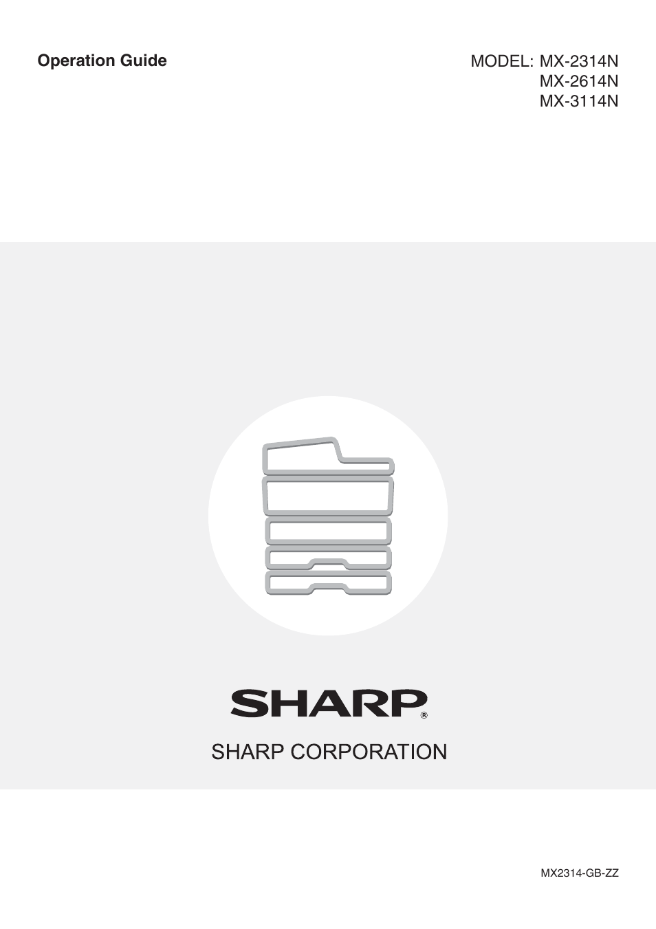 Sharp MX-2614N User Manual | Page 836 / 836