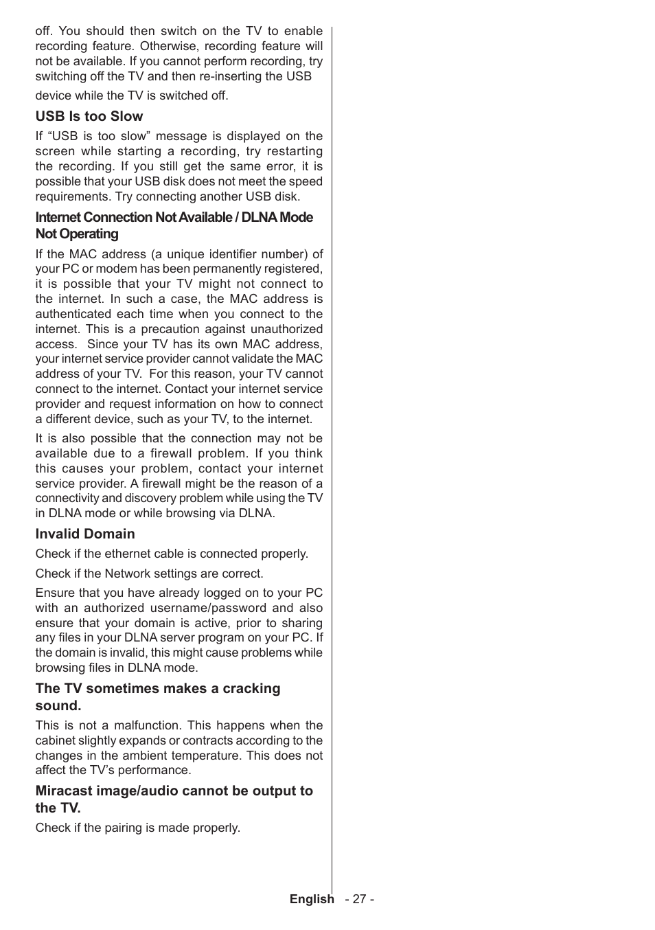 Sharp LC-50LE771K User Manual | Page 28 / 40