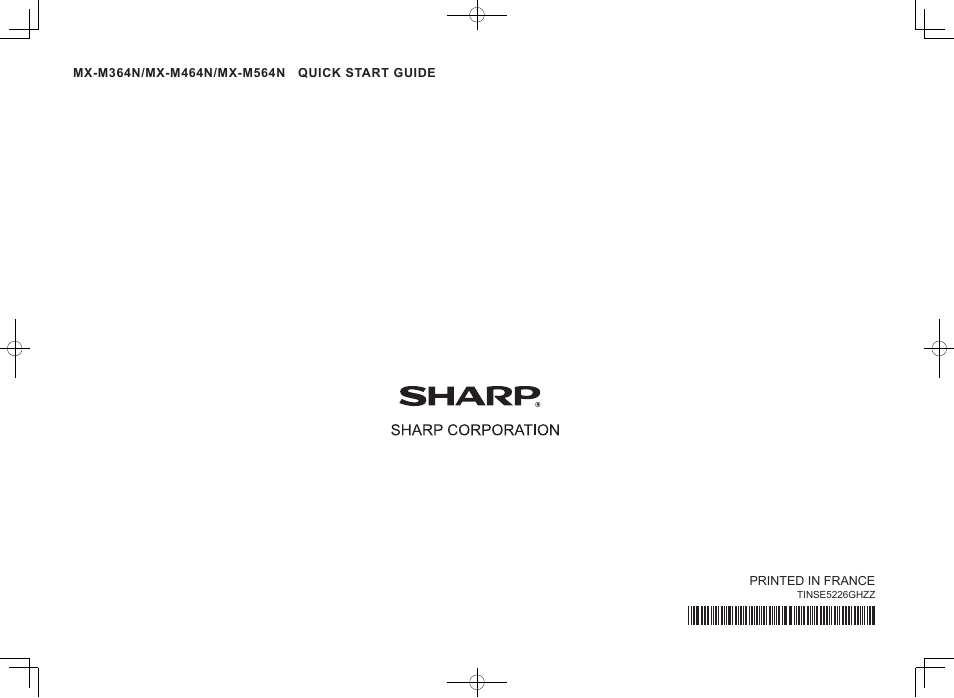 Sharp MX-M364N User Manual | Page 16 / 16