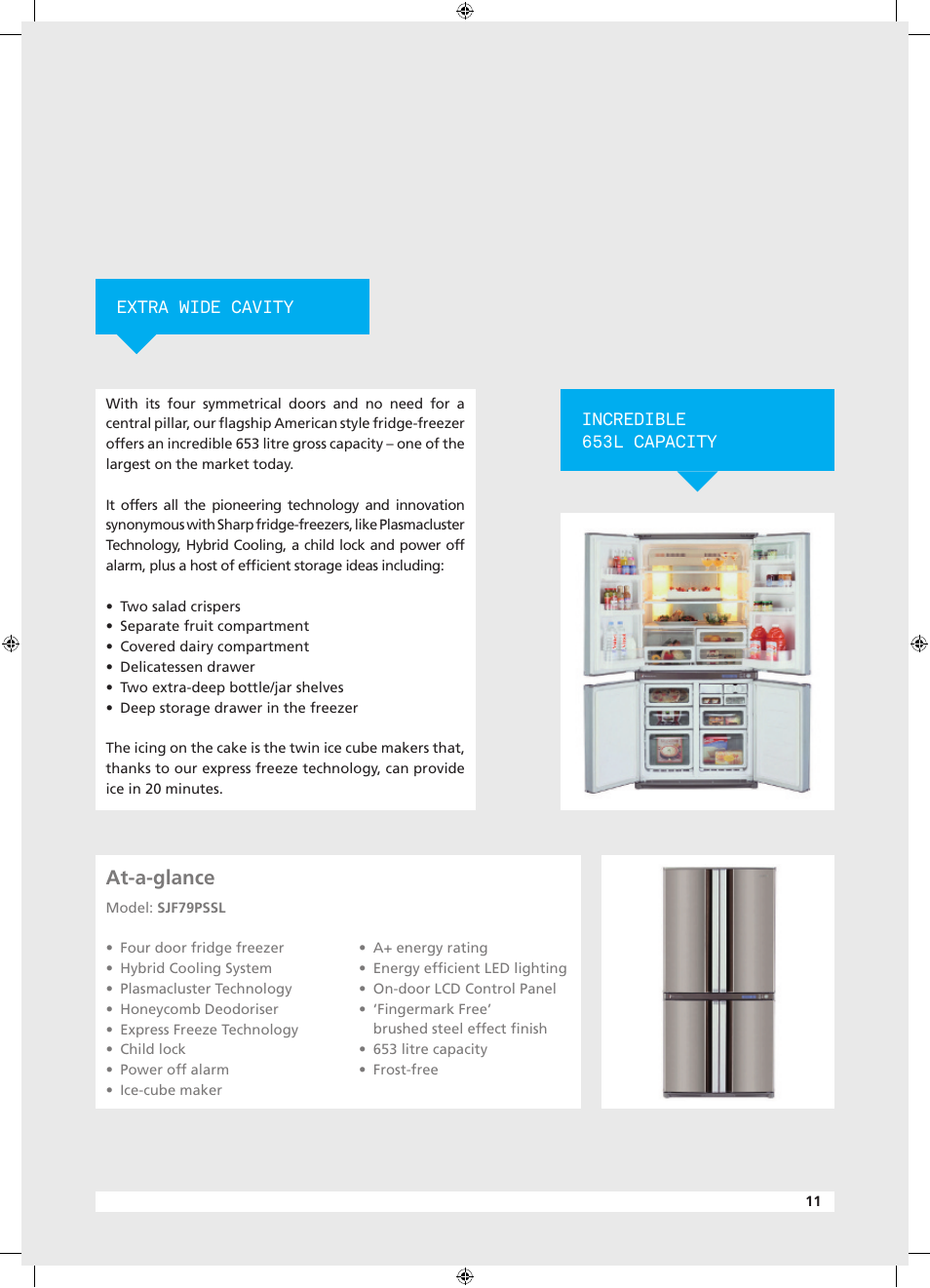At-a-glance | Sharp SJ-GC680VBK User Manual | Page 11 / 12