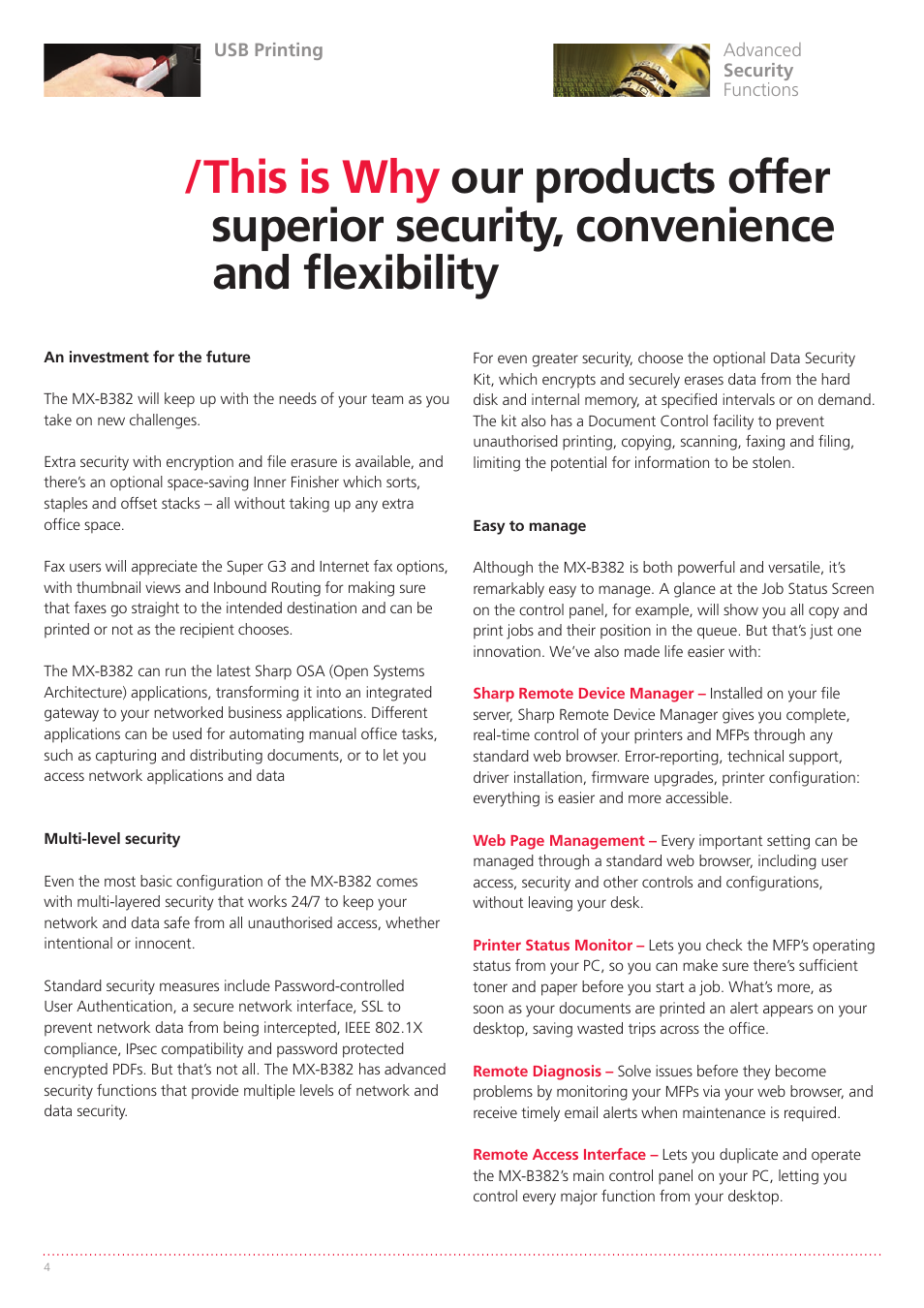 Sharp MX-B382 User Manual | Page 4 / 8
