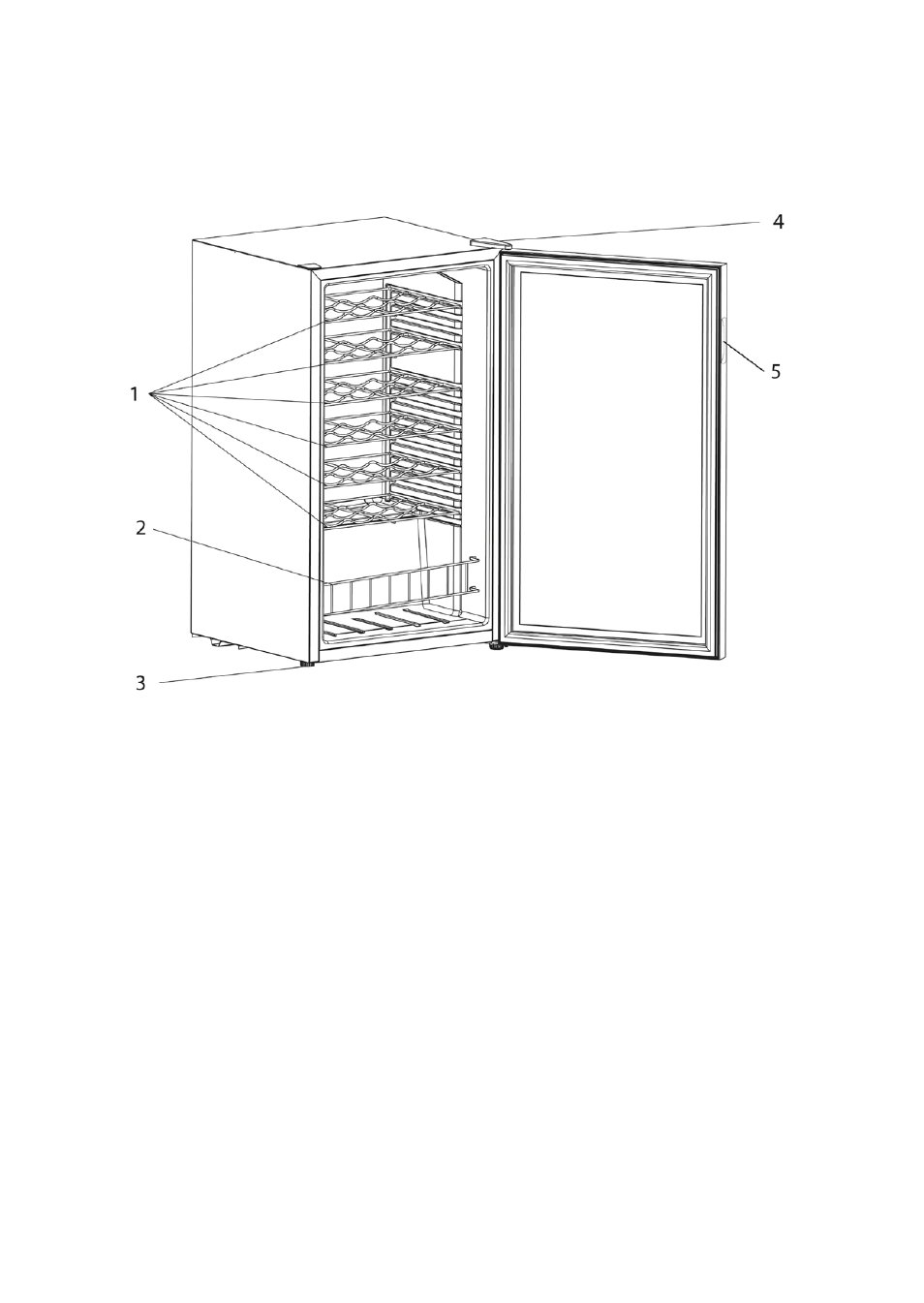 Parts & features | Avanti WC34TM User Manual | Page 4 / 16