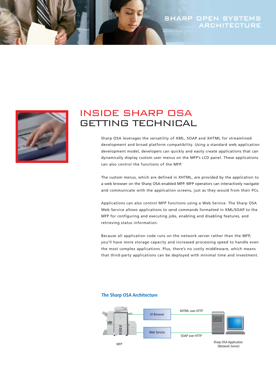 Inside sharp osa getting technical | Sharp OSA Open Systems Architecture User Manual | Page 7 / 8