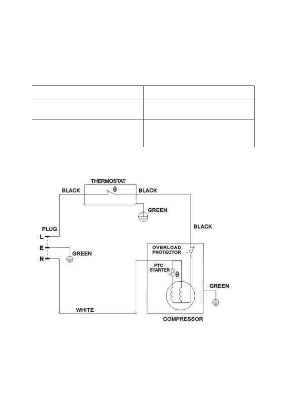 Service for your refrigerator, Wiring diagram | Avanti BCA193BG User Manual | Page 11 / 16