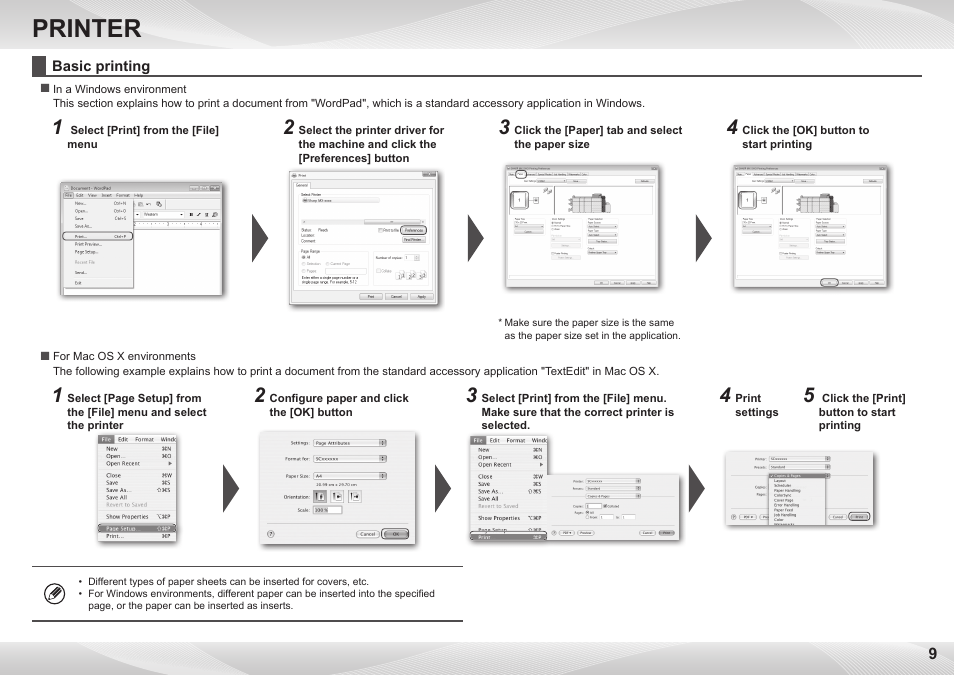 Printer | Sharp MX-7040N User Manual | Page 9 / 32