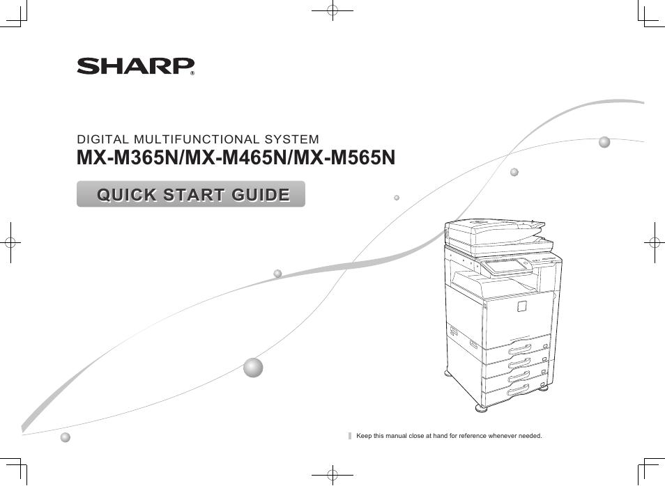 Sharp MX-M365N User Manual | 28 pages