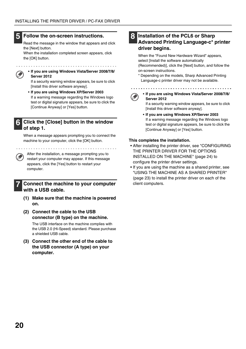 Sharp MX-C300W User Manual | Page 22 / 44