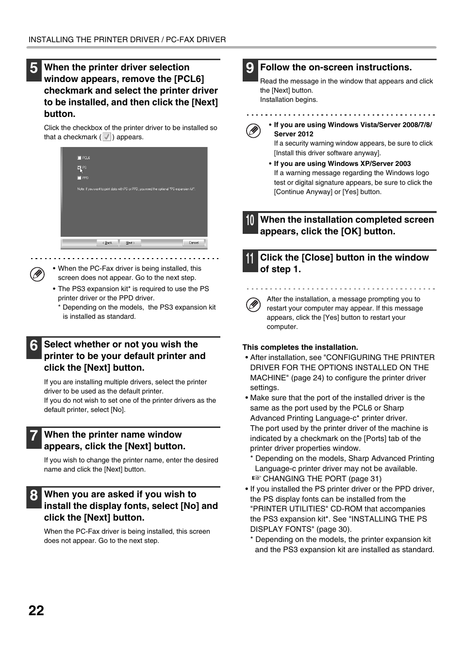 Sharp MX-C300W User Manual | Page 24 / 44