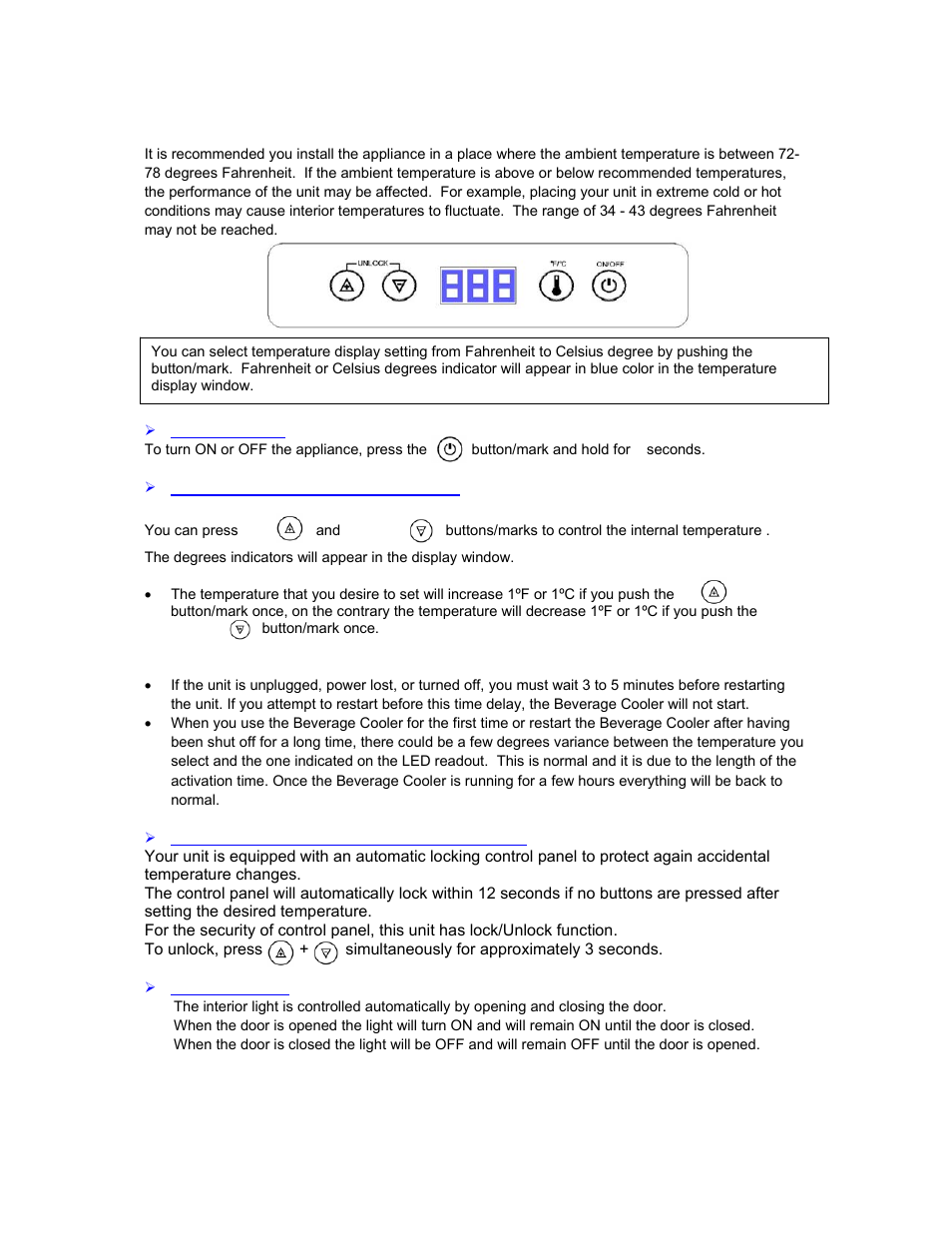 Avanti BCA57SSR User Manual | Page 10 / 20