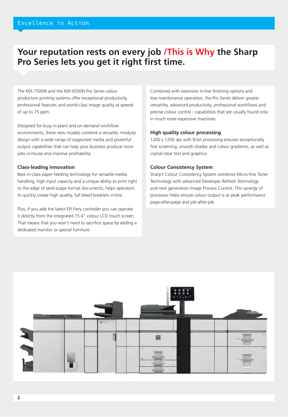 Sharp MX-7500N User Manual | Page 2 / 12