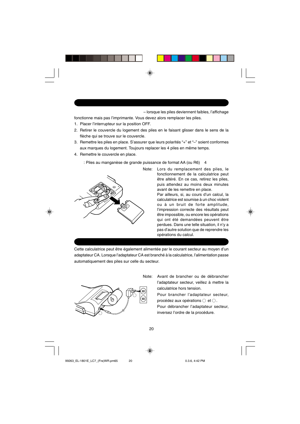 Sharp EL-1801E User Manual | Page 22 / 67