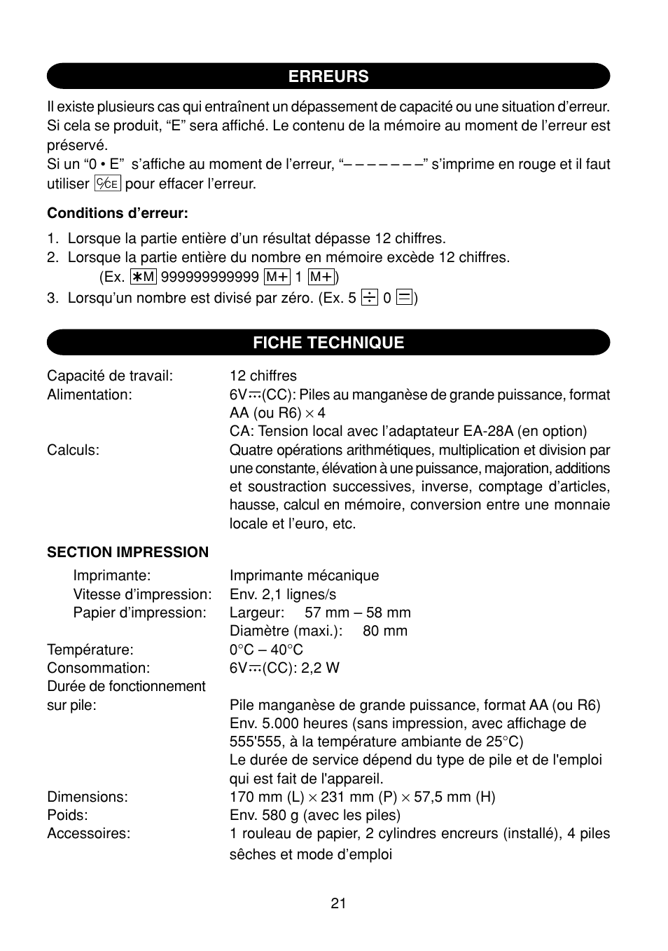 Sharp EL-1801E User Manual | Page 23 / 67