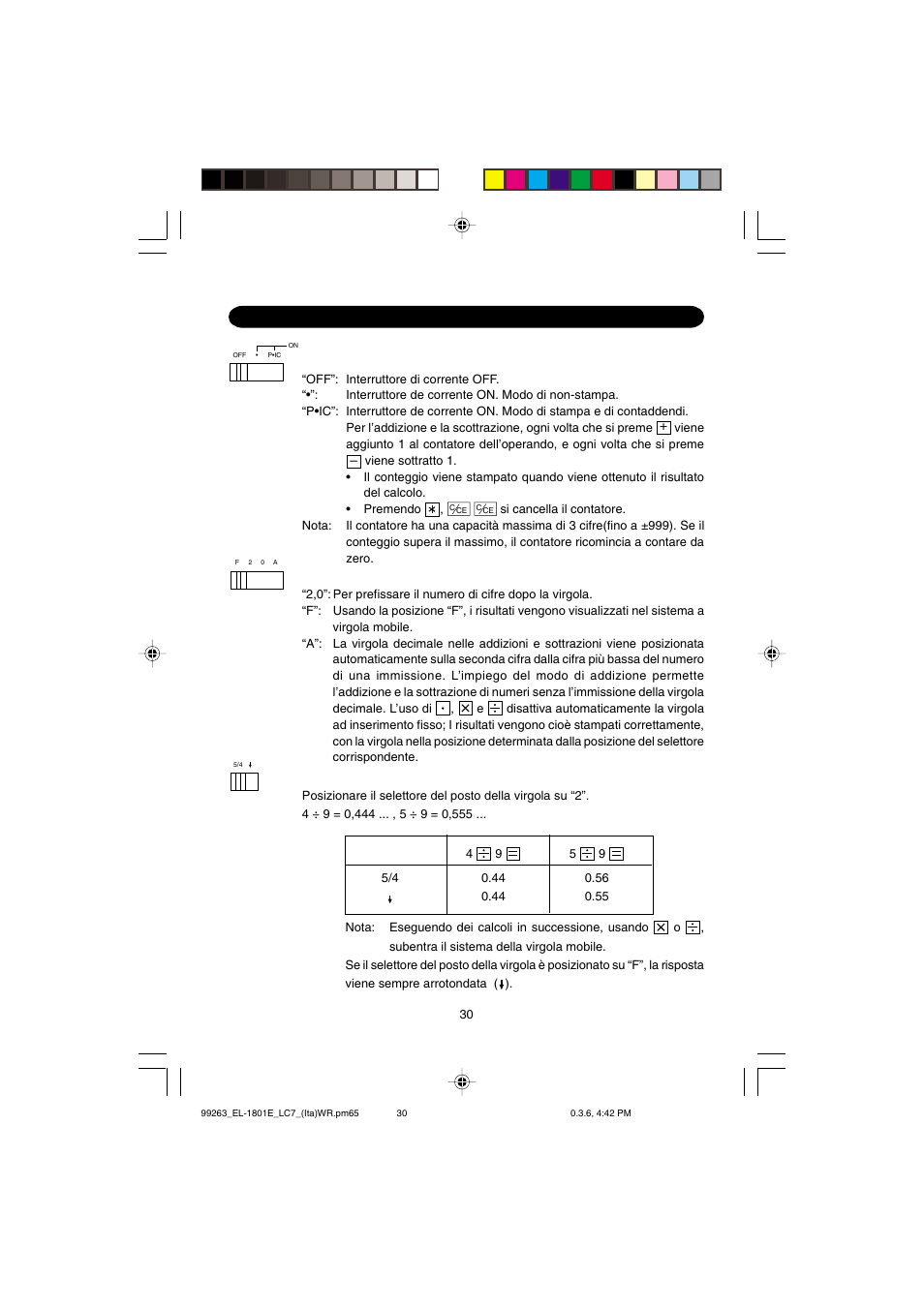 Sharp EL-1801E User Manual | Page 32 / 67