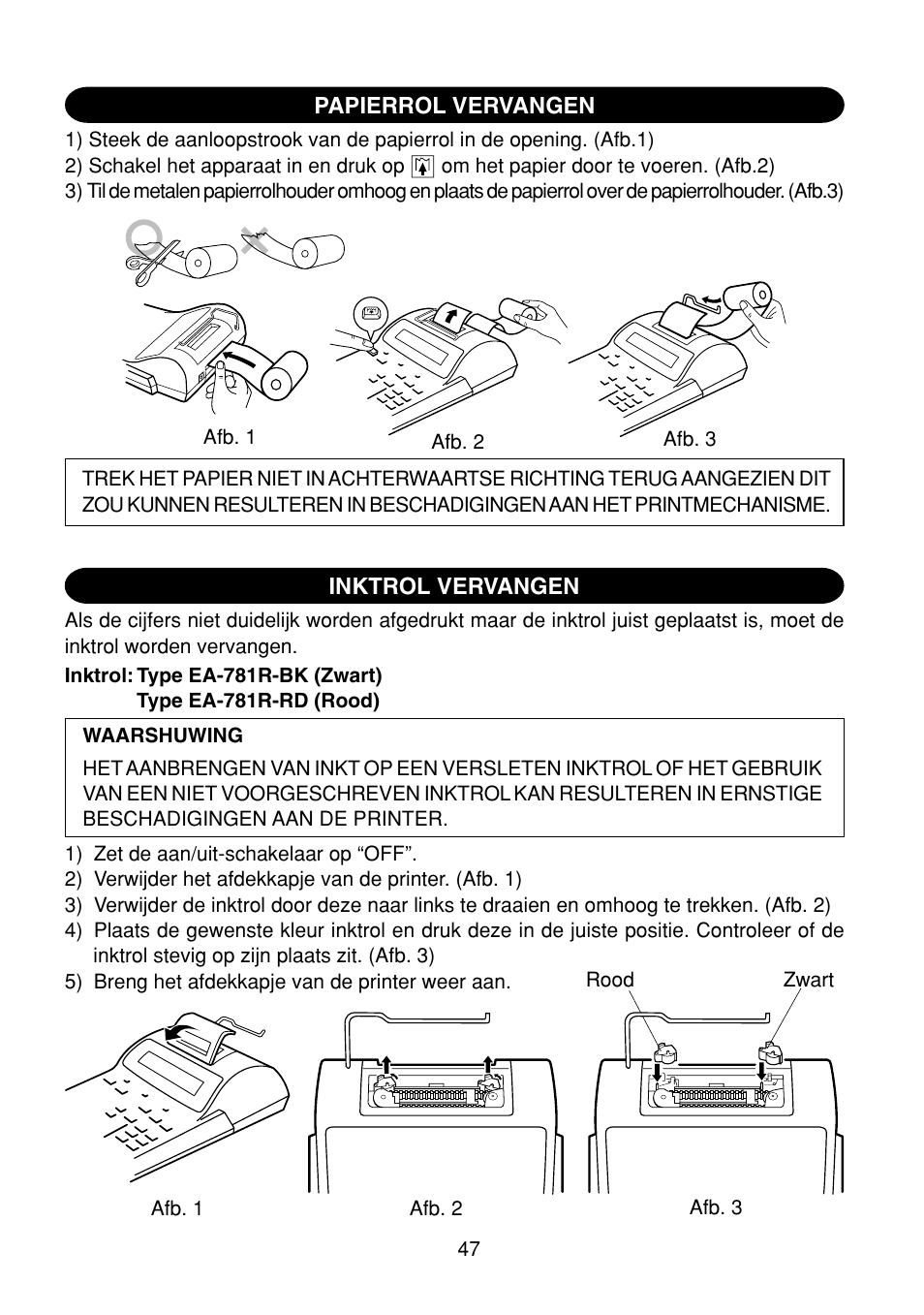 Sharp EL-1801E User Manual | Page 49 / 67