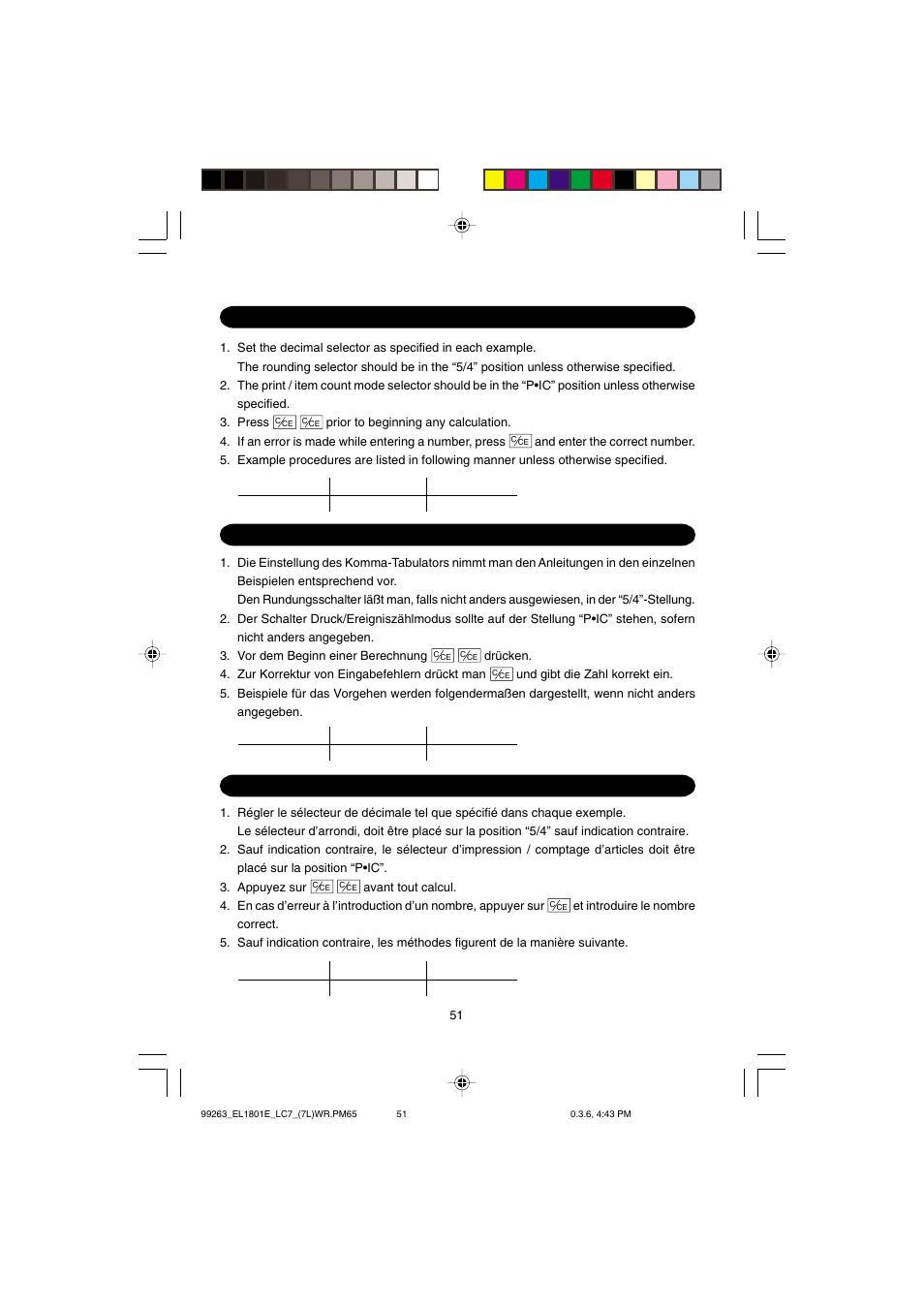 Sharp EL-1801E User Manual | Page 53 / 67