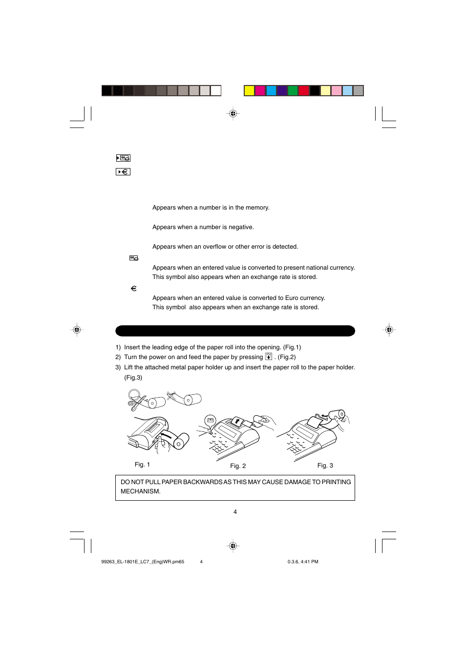 Sharp EL-1801E User Manual | Page 6 / 67