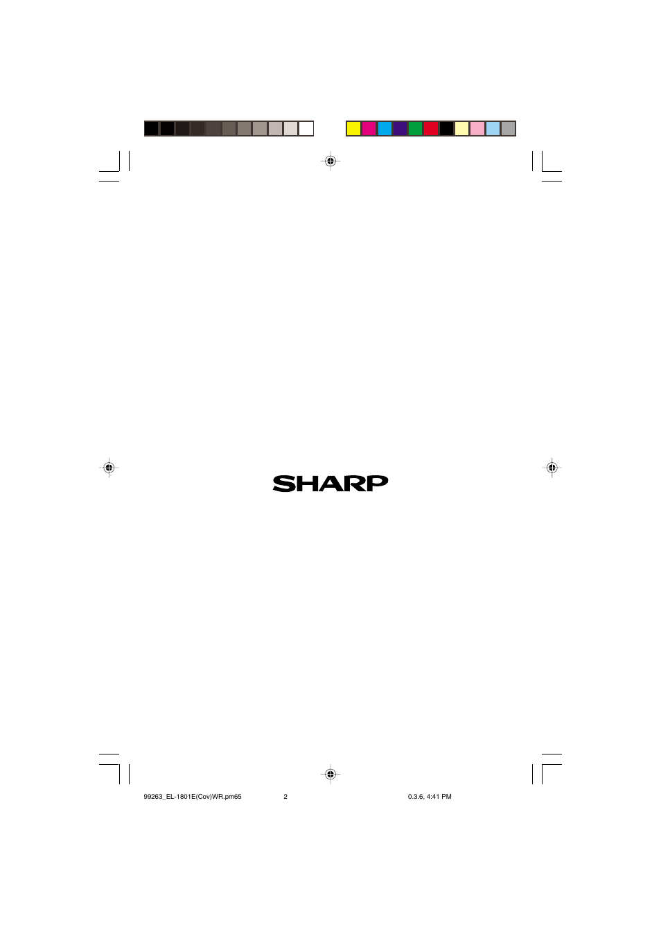 Sharp corporation | Sharp EL-1801E User Manual | Page 67 / 67