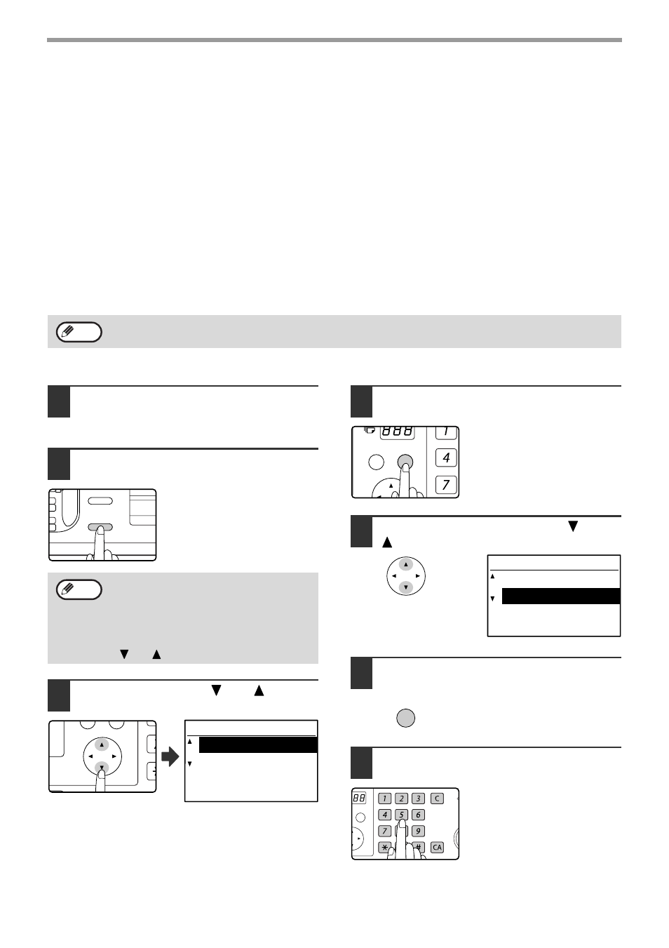 E 22, Faxing by direct transmission, E 22.) | Comm. setting tx rx, Press the [comm.setting] key, Select "tx" with the [ ] or [ ] key, Press the [ok] key, Select "direct tx" with the [ ] or [ ] key, Dial the fax number | Sharp MX-M232D User Manual | Page 24 / 119