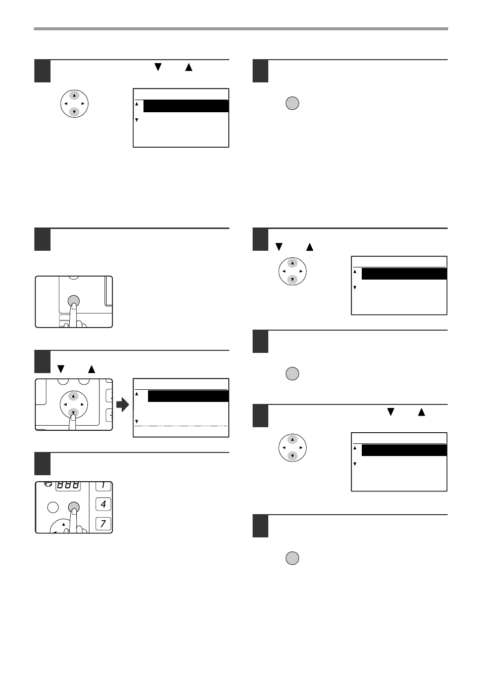 Fax print hold on off, Fax print hold print hold data setting, Fax print hold print cancel | Sharp MX-M232D User Manual | Page 32 / 119