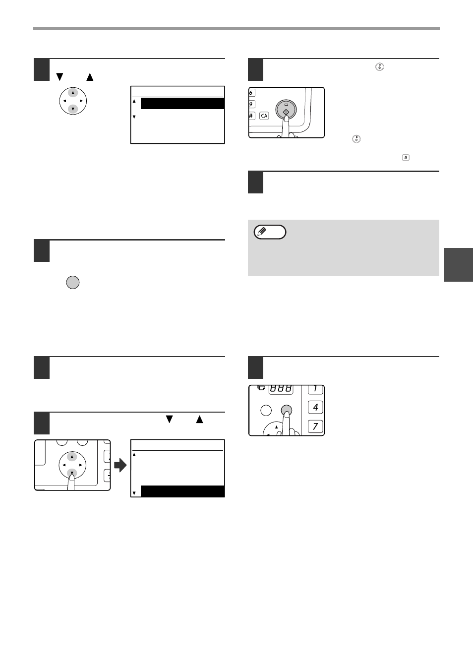 Printing documents in the public box, Select sending 1 time repeat, Original add change delete print | Sharp MX-M232D User Manual | Page 41 / 119