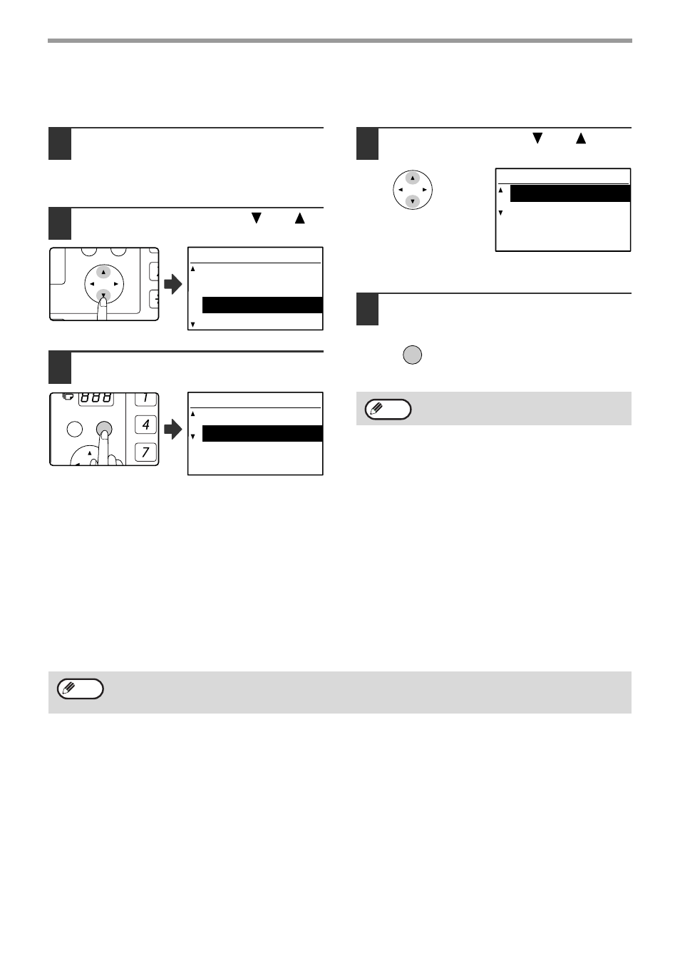 E 40), Deleting documents from the public box, Restricting polling access (polling security) | Original add change delete print, Delete yes no | Sharp MX-M232D User Manual | Page 42 / 119