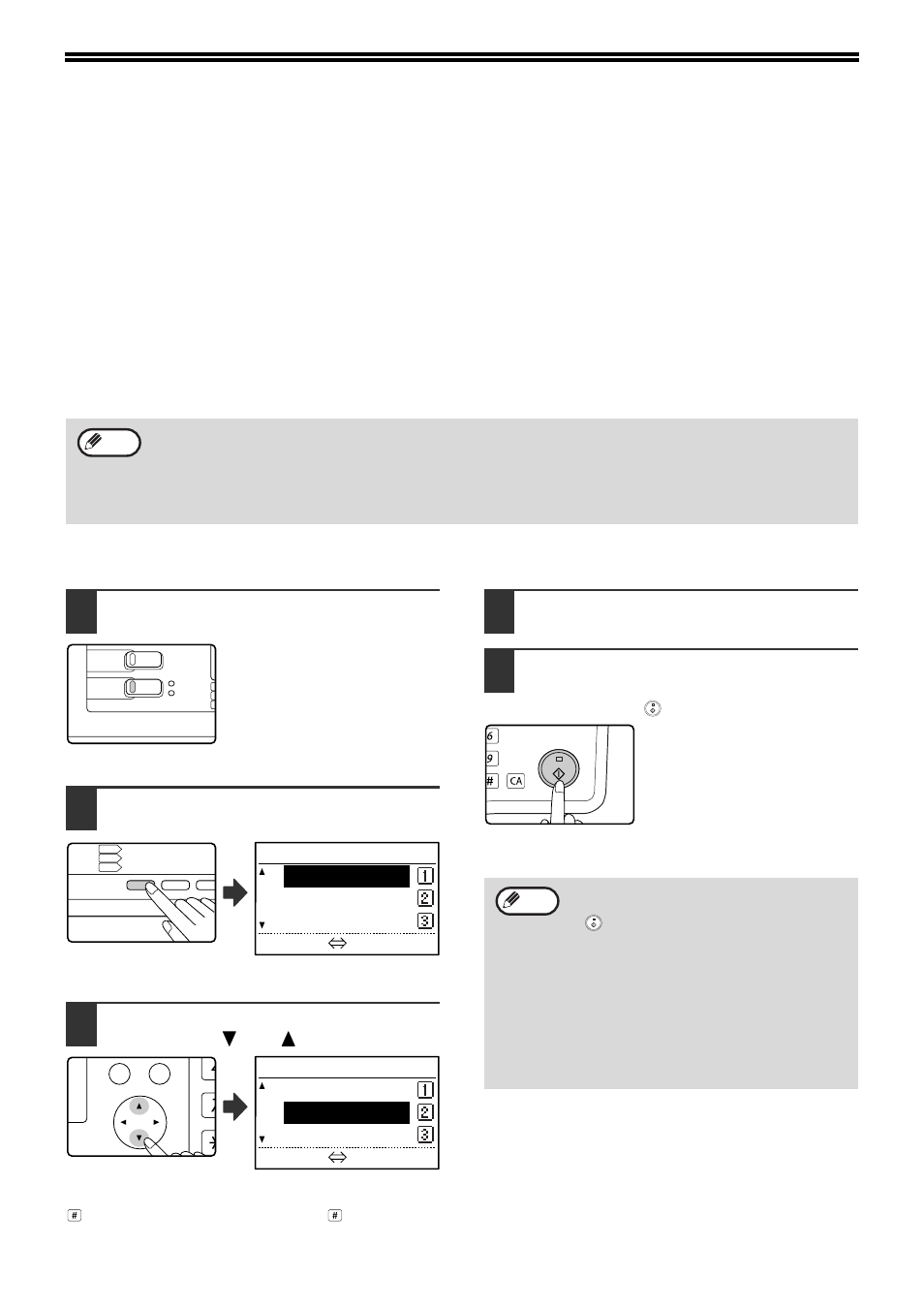 Using settings stored as a program, Using a program, Press the [program] key | Press the [ok] key | Sharp MX-M232D User Manual | Page 46 / 119