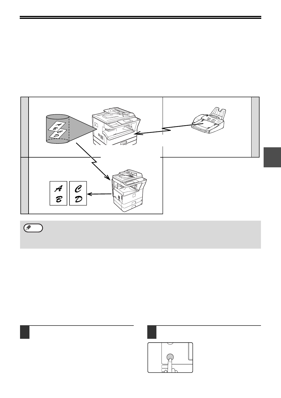 Forwarding function), Using the forwarding function, Forwarding received faxes | Sharp MX-M232D User Manual | Page 51 / 119