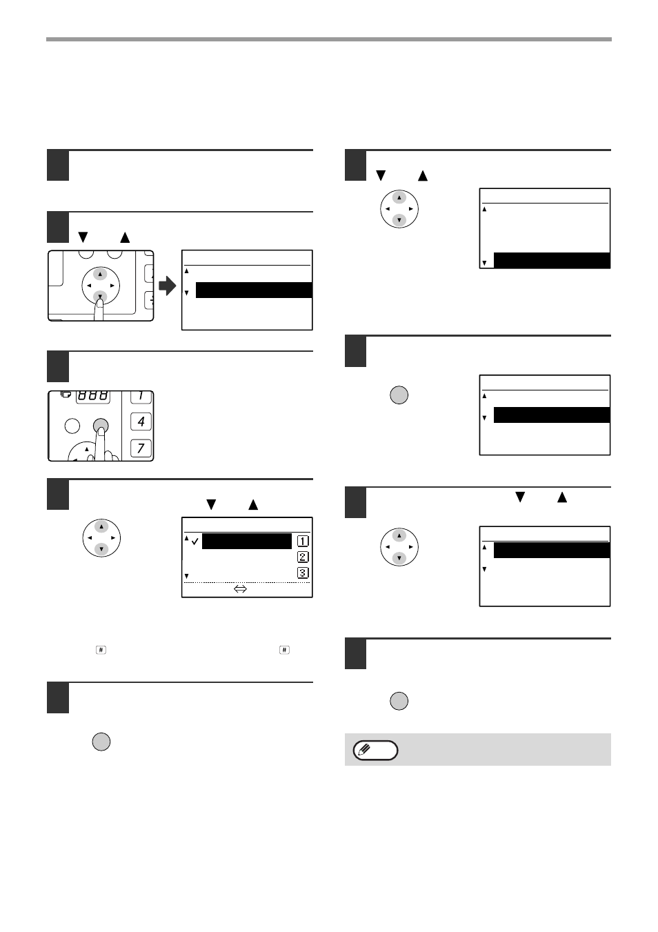 Checking and clearing document data in a box" on, E 56, Checking and clearing document data in a box | Original add change delete print, Delete yes no delete yes no | Sharp MX-M232D User Manual | Page 58 / 119