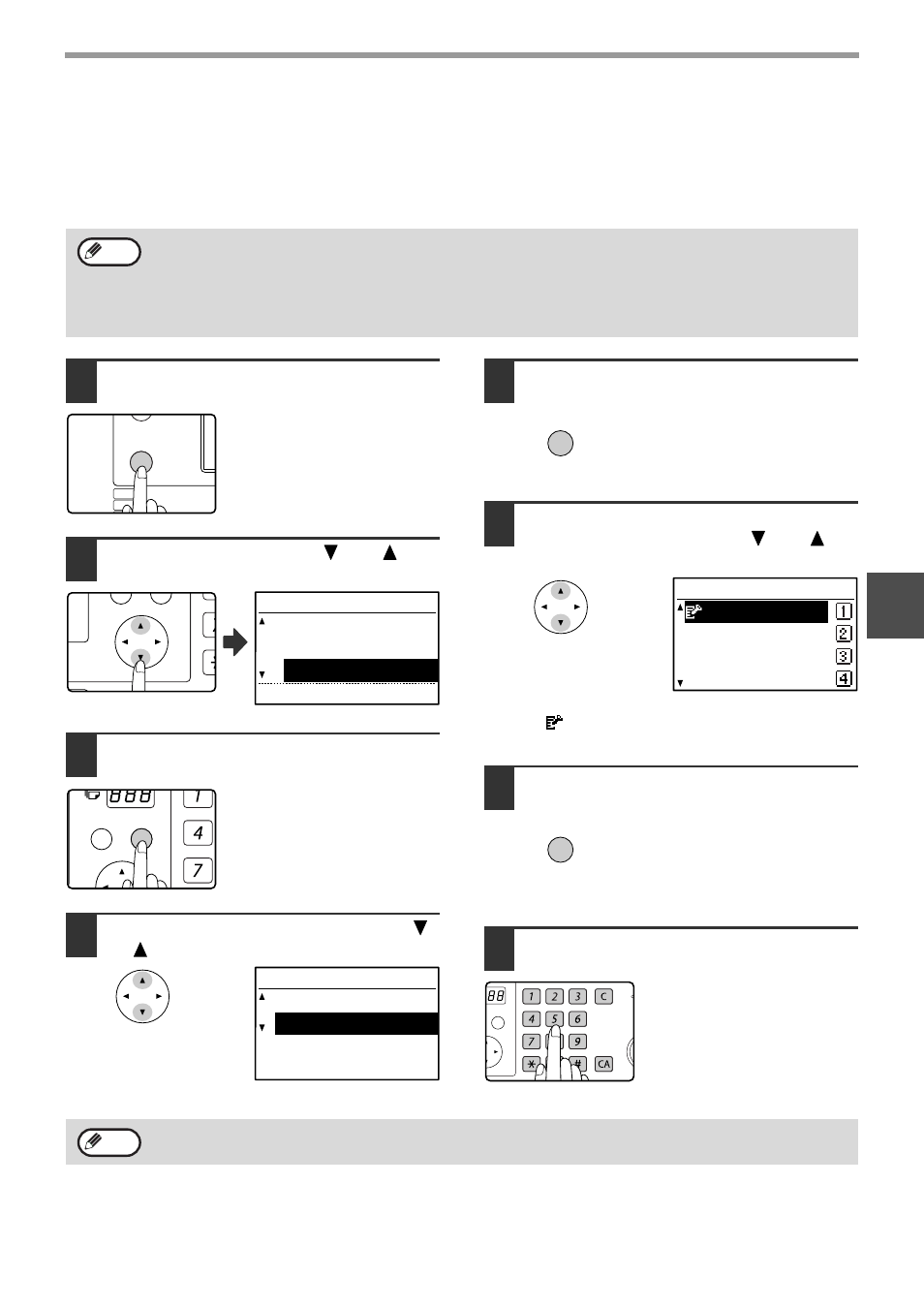 E 61, Ge 61), Print report conf. rx data | Sub add conf box a corp. b corp. c corp. d corp | Sharp MX-M232D User Manual | Page 63 / 119