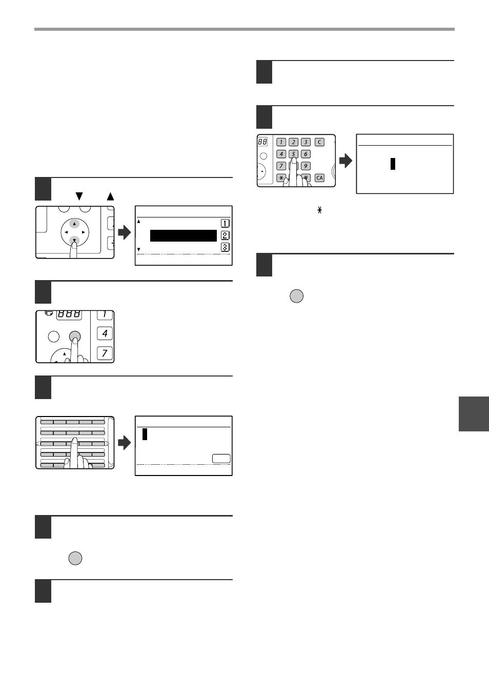 Ge 79), S.a.conf.bx name, Press the [ok] key | Programming an f-code confidential box | Sharp MX-M232D User Manual | Page 81 / 119