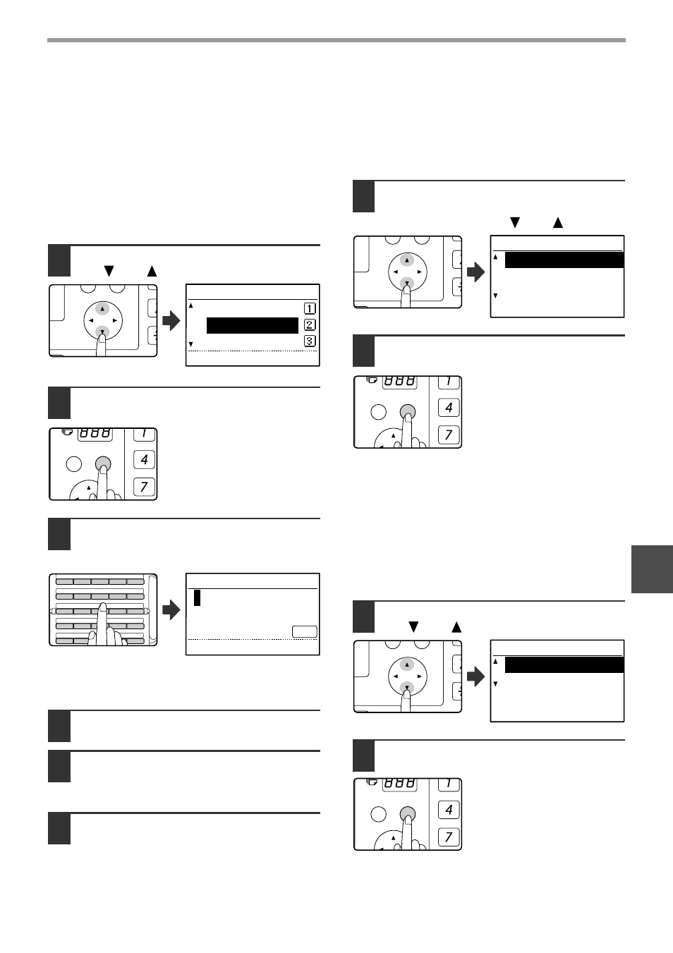 E 81, Age 81), S.a. m-poll name | S.a. conf. box change delete, Press the [ok] key, Editing/deleting an f-code confidential box | Sharp MX-M232D User Manual | Page 83 / 119