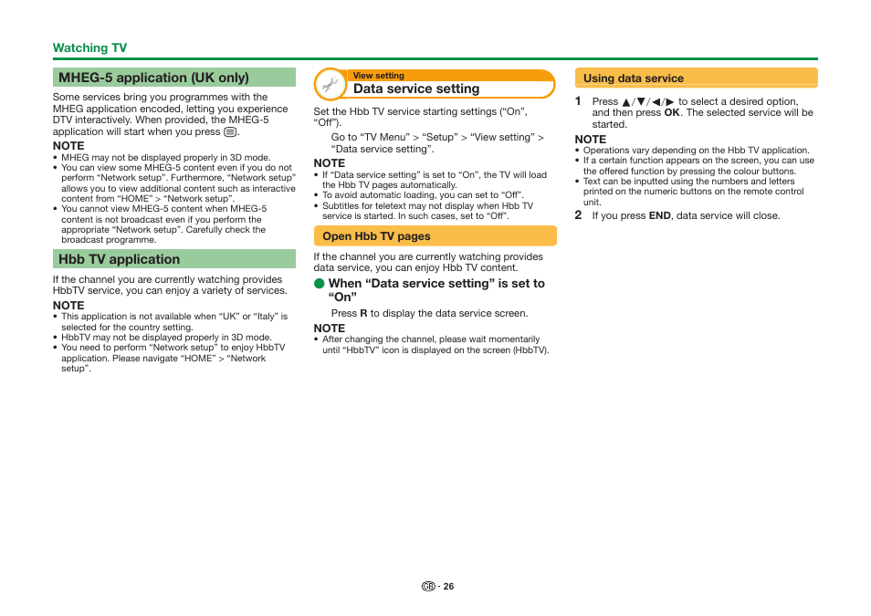 Sharp LC-90LE757K User Manual | Page 28 / 94