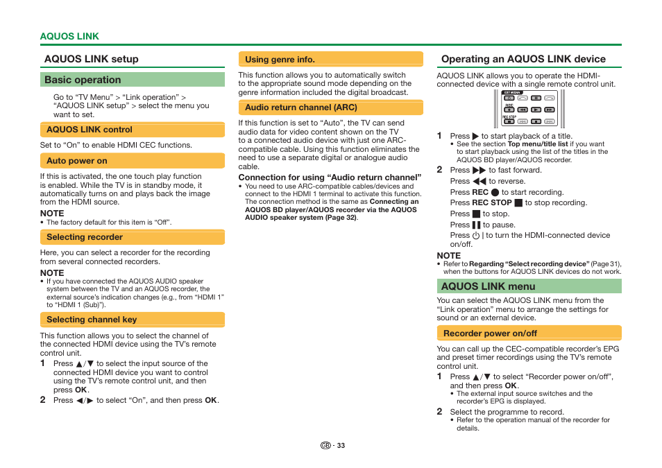 Sharp LC-90LE757K User Manual | Page 35 / 94