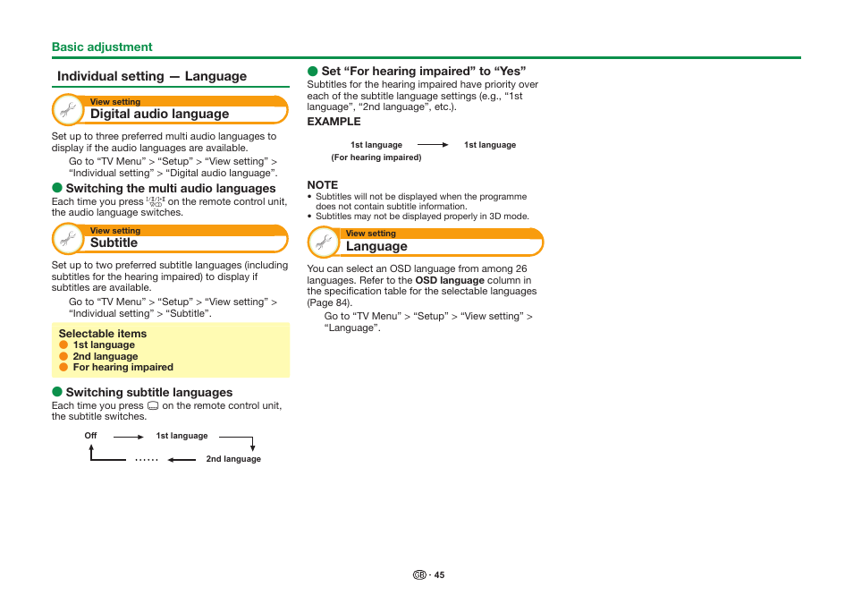 Sharp LC-90LE757K User Manual | Page 47 / 94