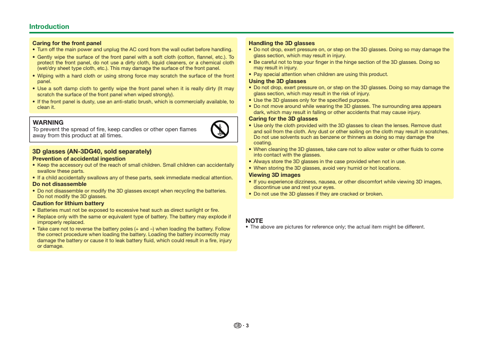 Sharp LC-90LE757K User Manual | Page 5 / 94