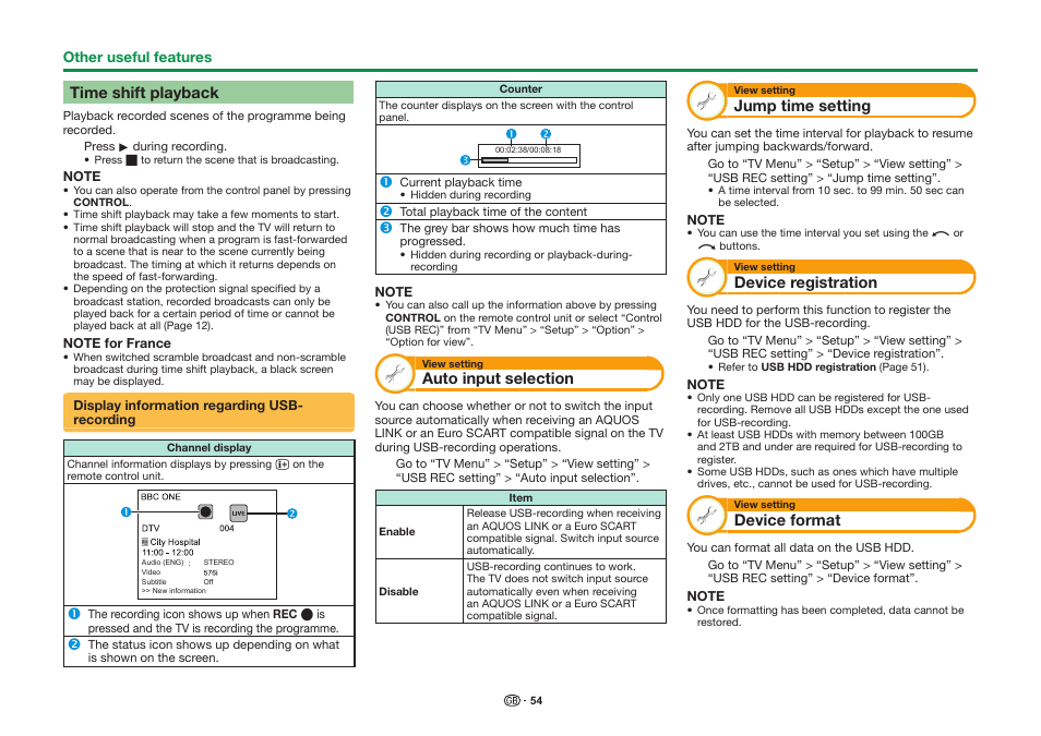 Sharp LC-90LE757K User Manual | Page 56 / 94