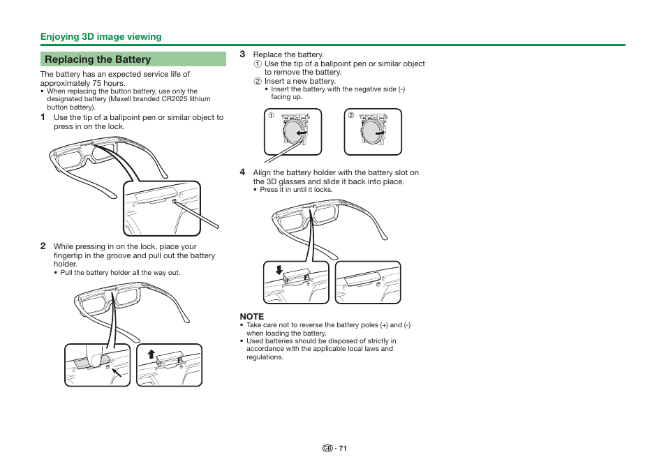 Sharp LC-90LE757K User Manual | Page 73 / 94