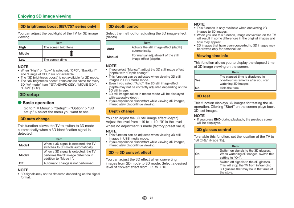 Sharp LC-90LE757K User Manual | Page 78 / 94