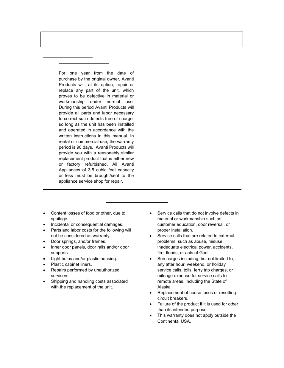 Avanti EWC18DZ User Manual | Page 11 / 16
