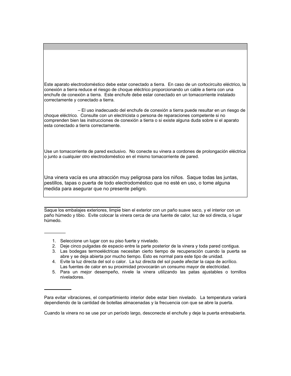 Avanti EWC18DZ User Manual | Page 12 / 16
