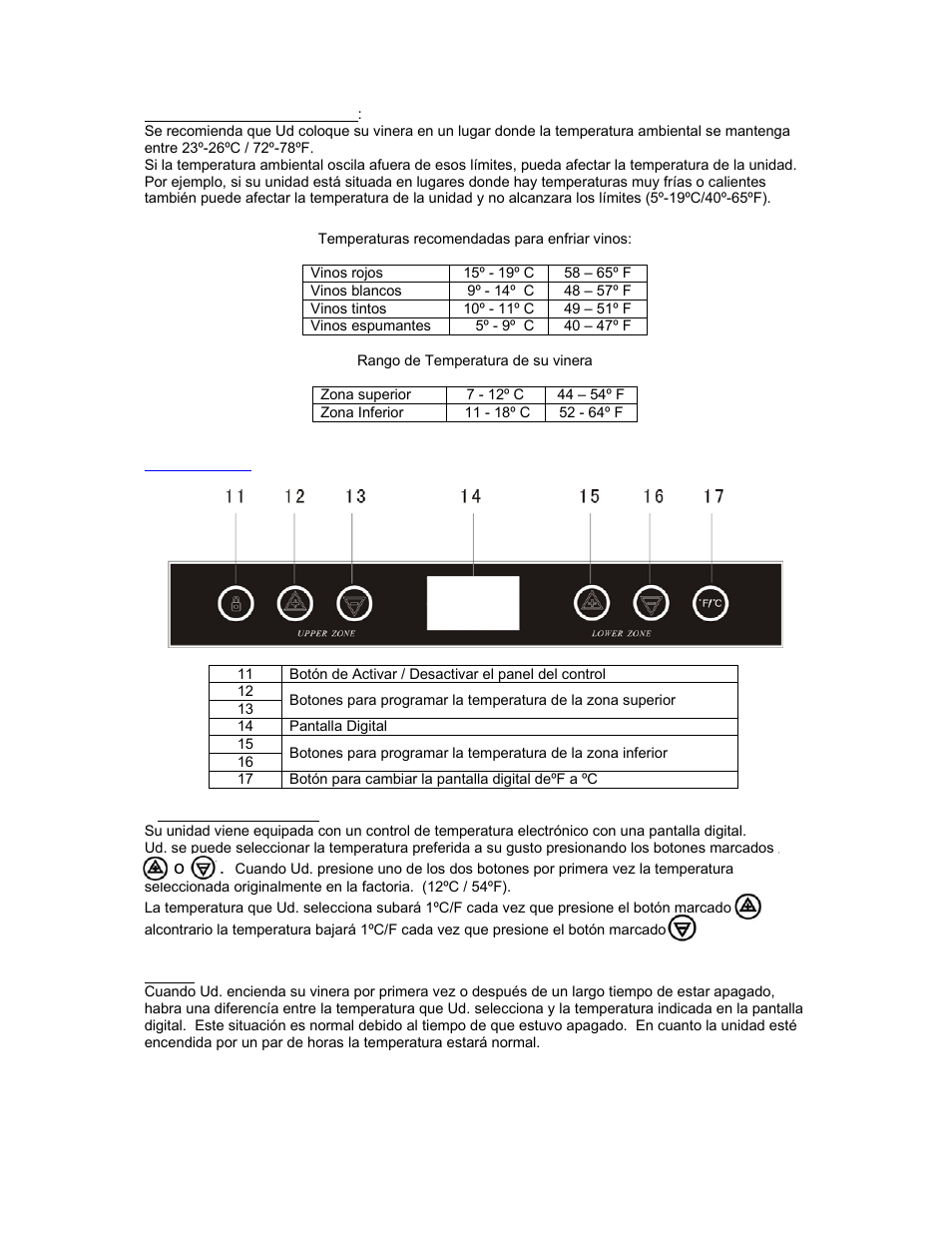 Avanti EWC18DZ User Manual | Page 13 / 16